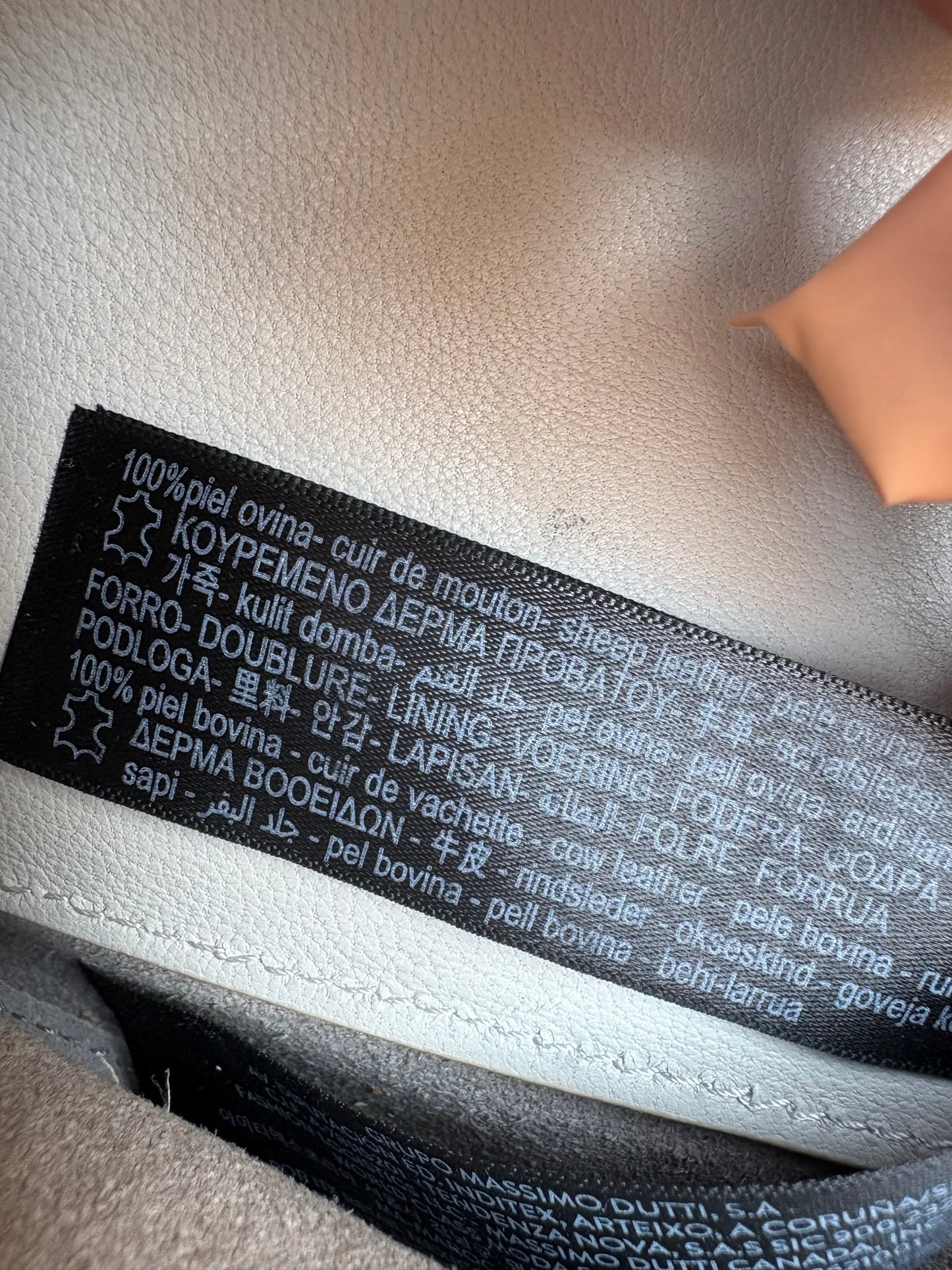 MASSIMO SUTTI. Bolso piel doble asa