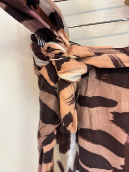 OYSHO. Falda  pareo estampada. T S