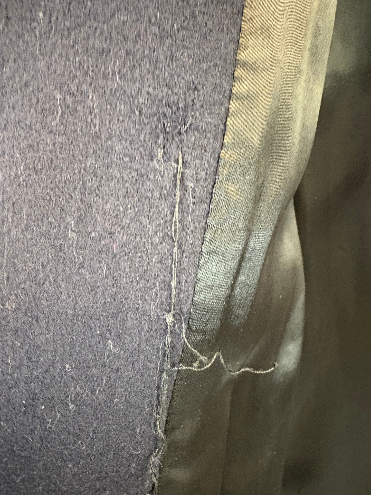 SANDRO. Chaleco largo lana azul