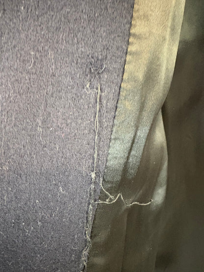 SANDRO. Chaleco largo lana azul