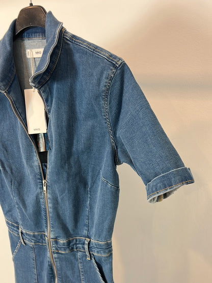 MANGO. Mono denim elástico. T M