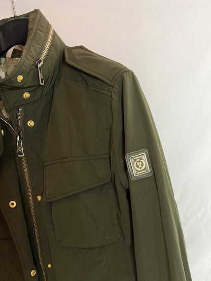 HENRY ARROWAY. Parka verde impermeable T.s