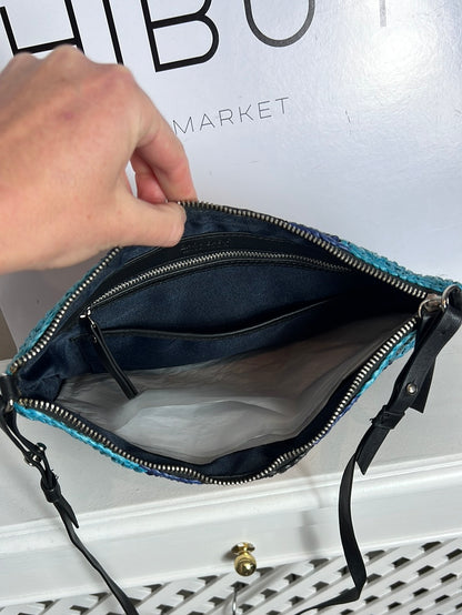 ZARA. Bolso rafia colores