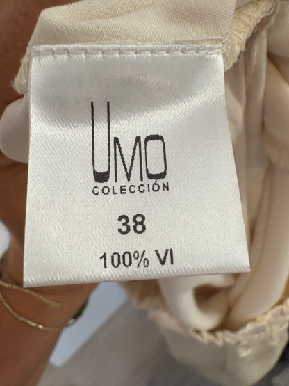 UMO COLLECTION. Pantalón satinado bolsillos. T 38