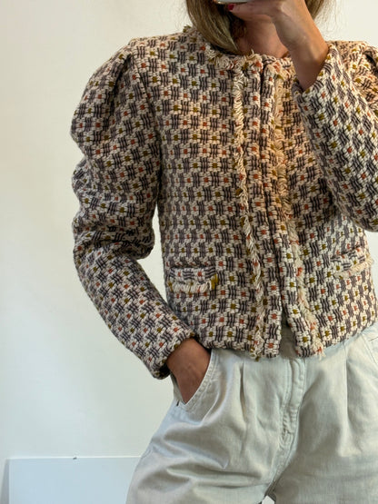 ISABEL MARANT. Chaqueta tweed multicolor
