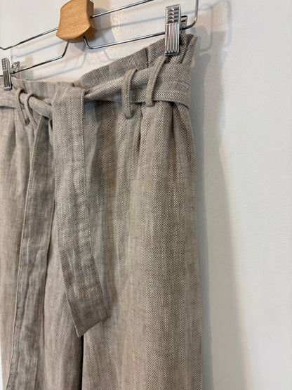 CAQUI&CO. Pantalón mezcla beige jaspeado. T S/M