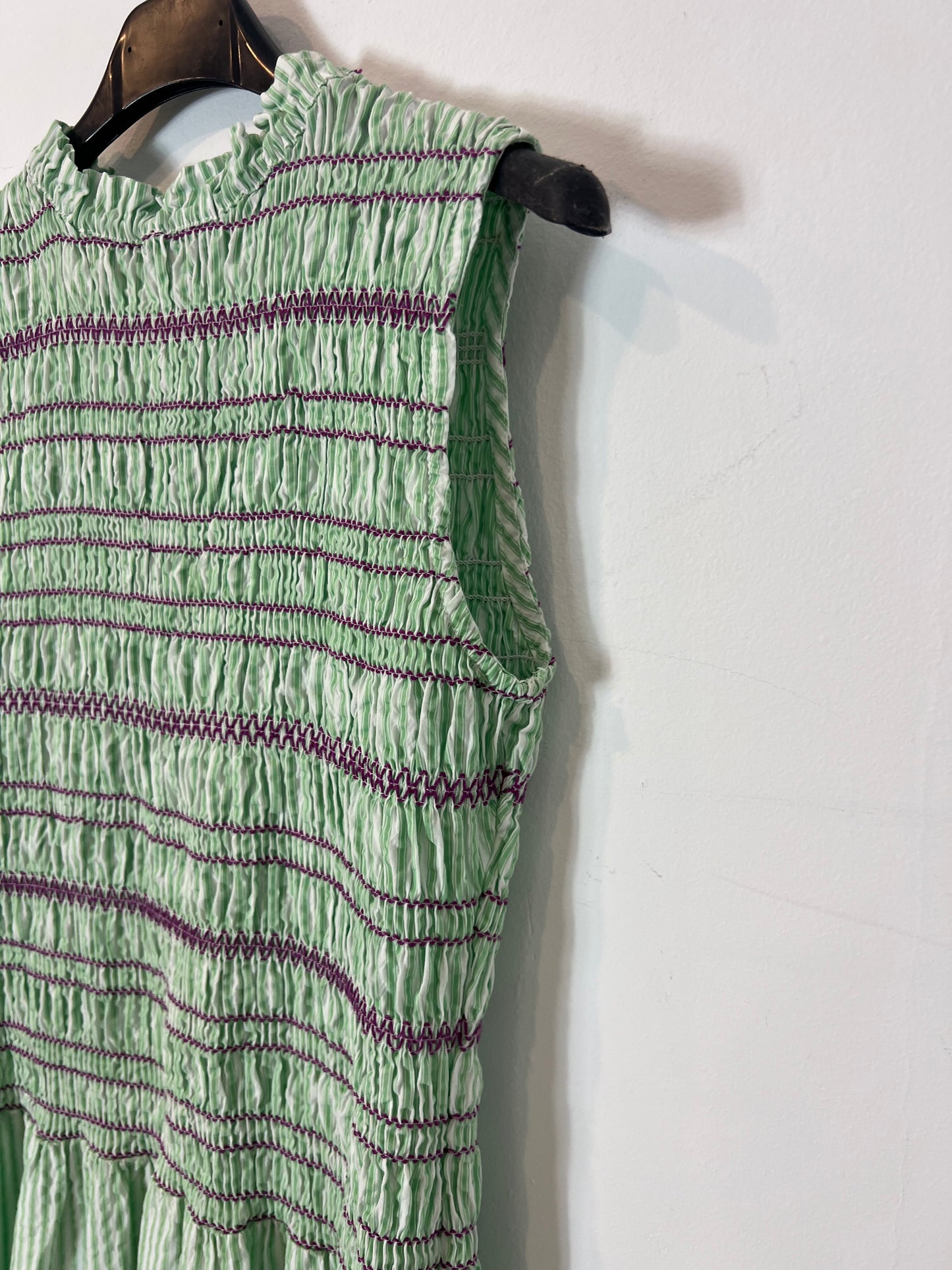 MARIA DE LA ORDEN. Long striped Ts dress