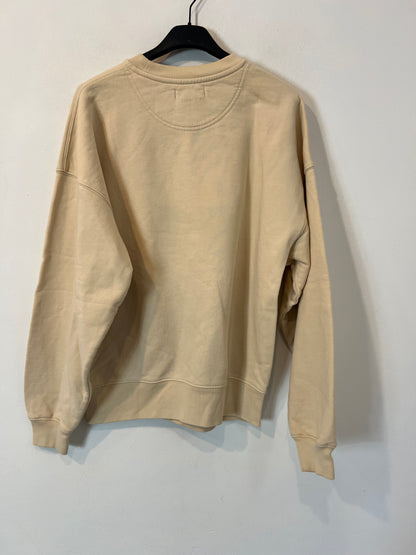 ANINE BING. Sudadera beige letras
