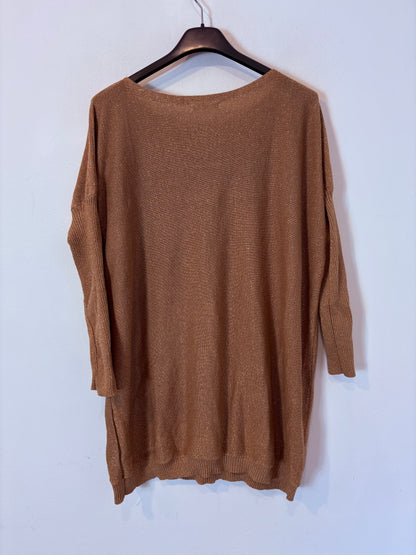 OTRAS. Jersey fino hilos dorados