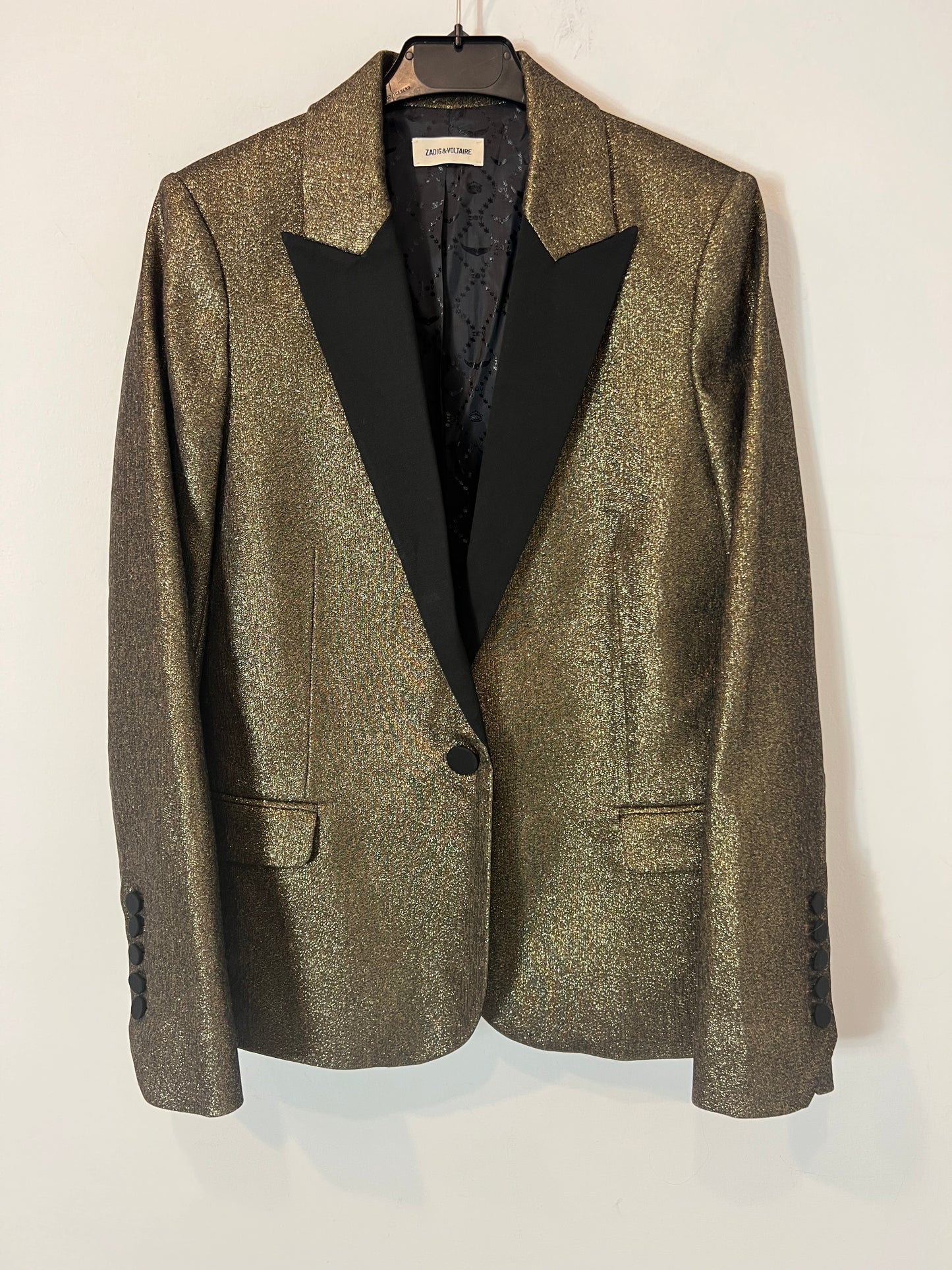 ZADIG&VOLTAIRE. Blazer hilos brillo. T 36