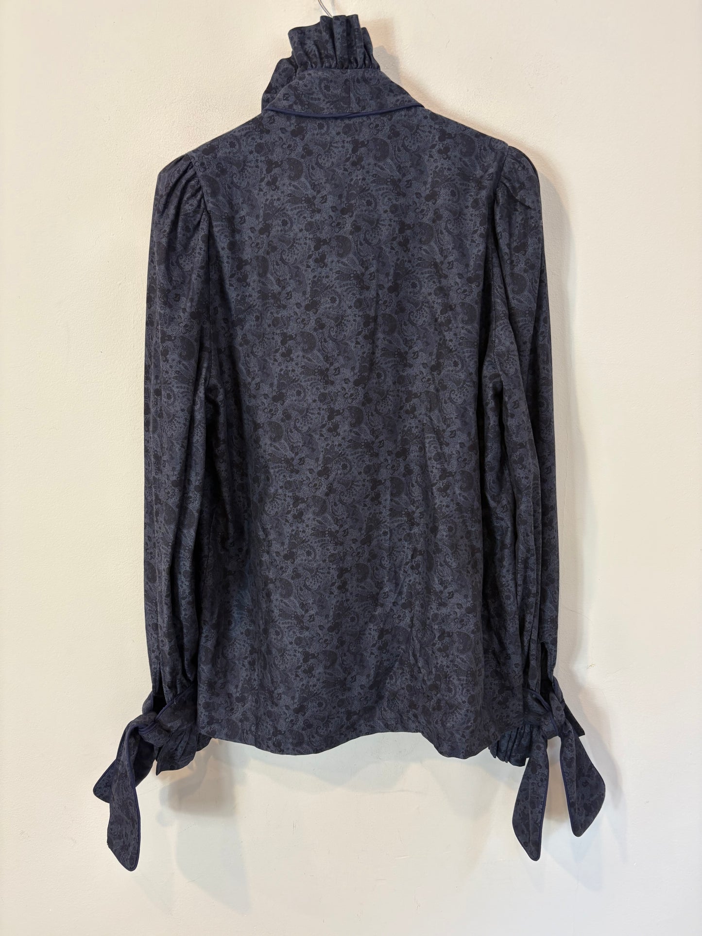 PARIS 64. Camisa Louise Paisley Blue