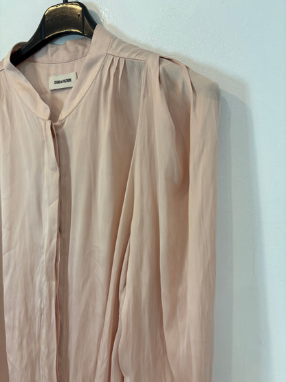 ZADIG & VOLTAIRE. Blusa rosa fluida. T S