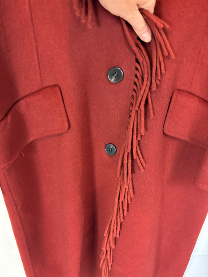 SFERA. Abrigo largo flecos