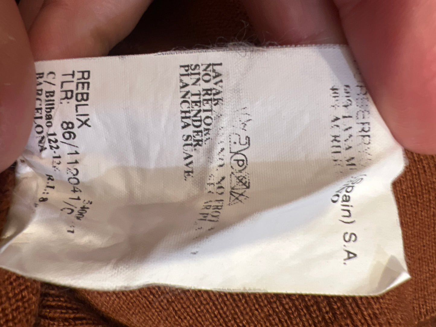 BURBERRY. Jersey  color caldera. T S