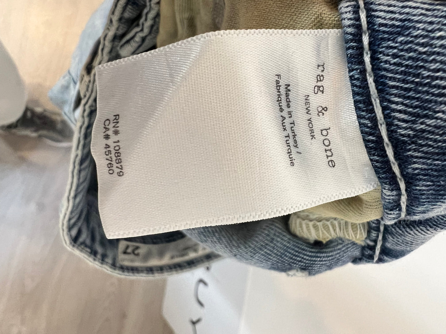 RAG&BONE. Pantalón ancho denim T.38