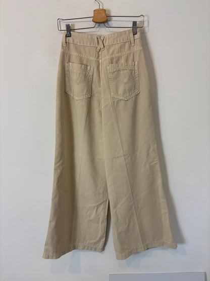 FEELHOO. Pantalón fluido beige. T XS