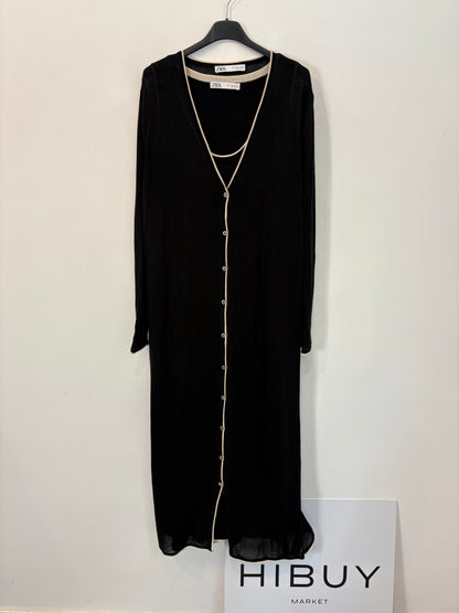 AMEÉ. Sleeveless fringed sweater S.(s)