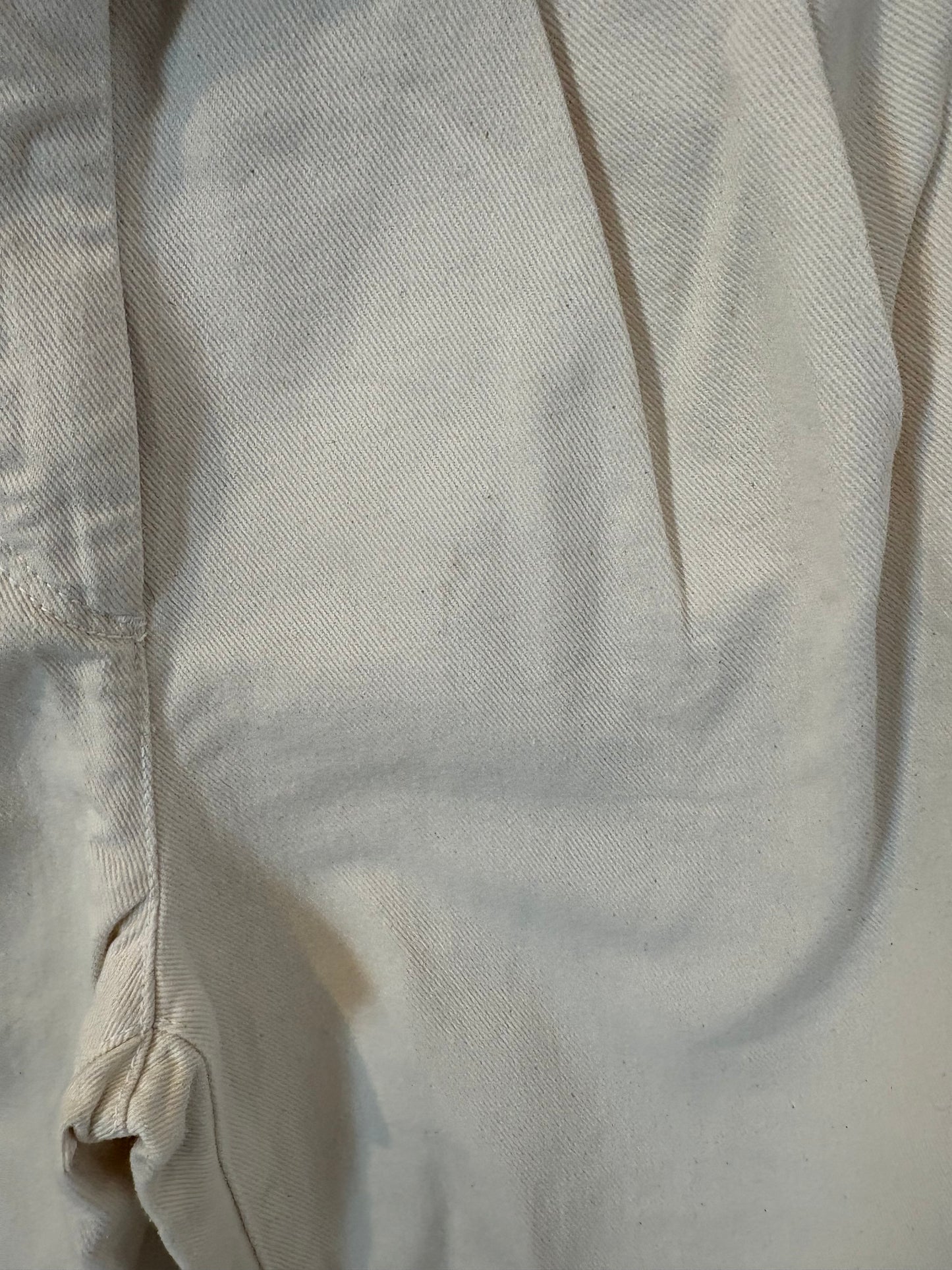 SÉZANE. Denim beige pinzas