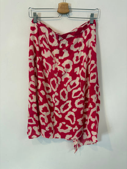 ISABEL MARANT. Falda midi seda estampada