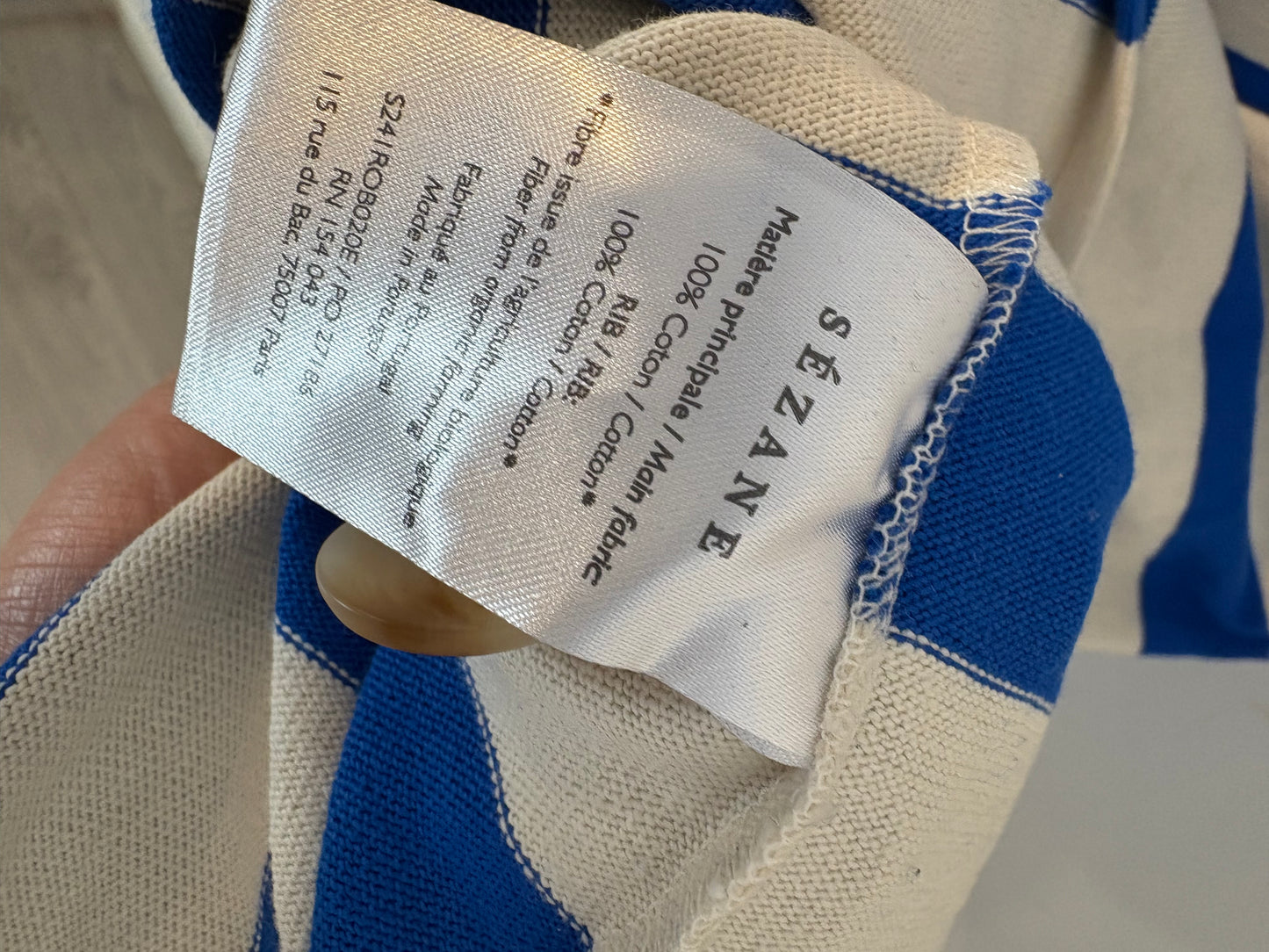 SÉZANE. Vestido largo rayas