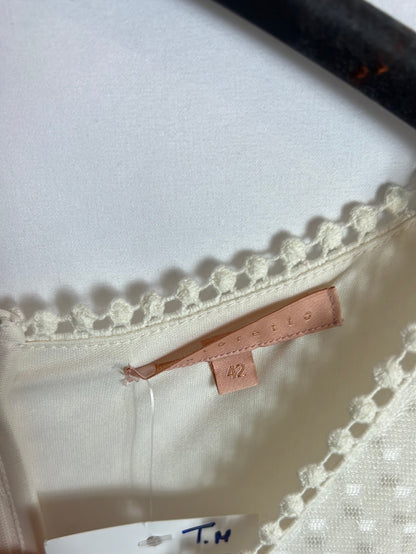 TINTORETTO. Vestido blanco encaje. T.M/L