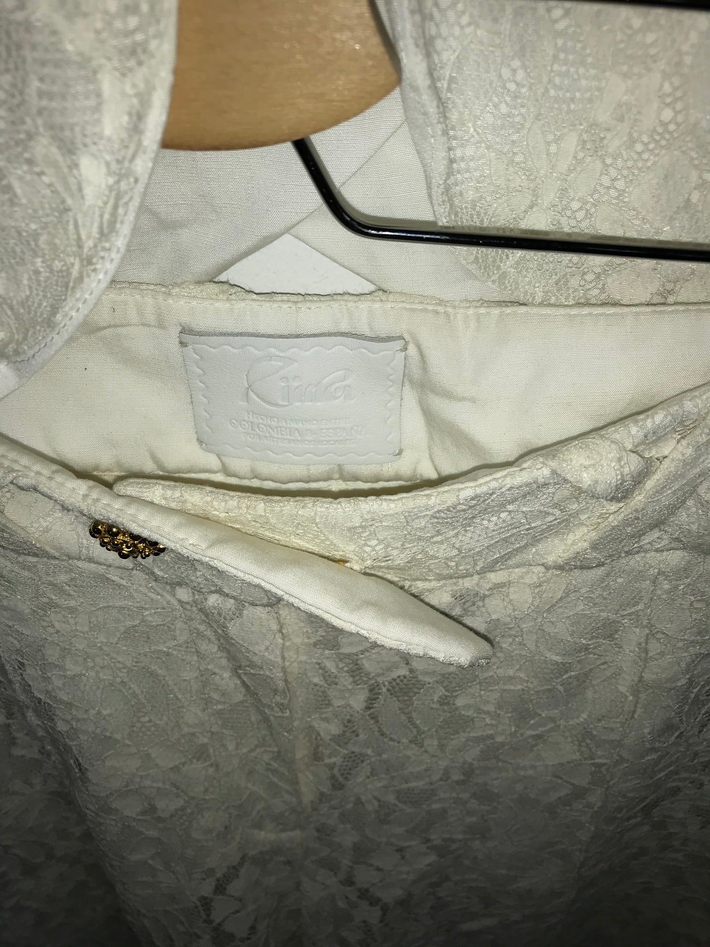 CILINA. Conjunto top y bermuda encaje