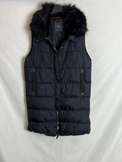ZARA. Blue quilted vest. TM