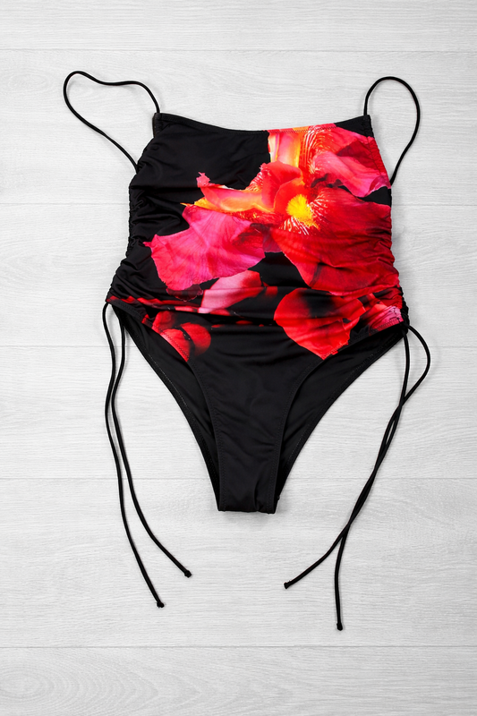 ODYSSEY. Brown swimsuit. TS