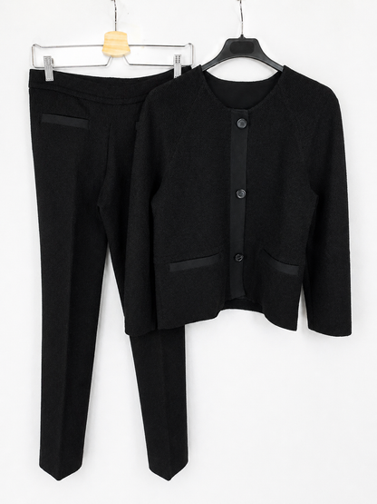 ATOS LOMBARDINI. Black party trousers size 38 (42 IT)