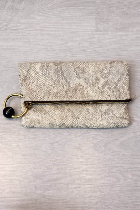 ACOSTA . Cartera de mano snake print