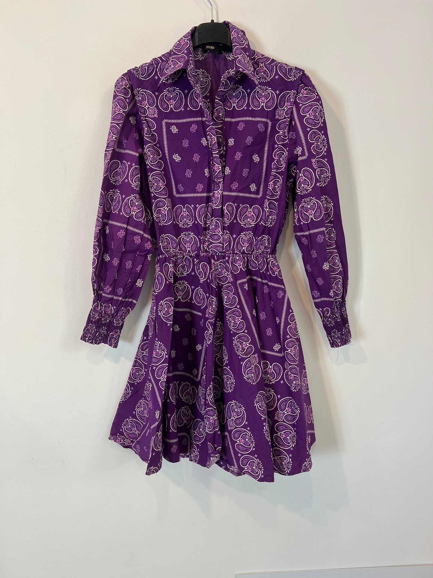 MAJE. Amoeba purple dress size 36