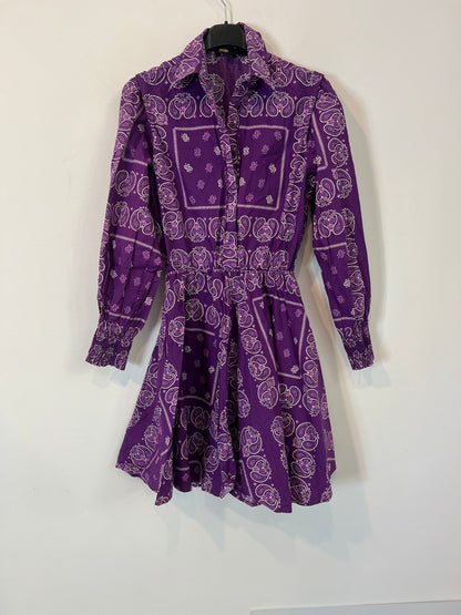 MAJE. Amoeba purple dress size 36