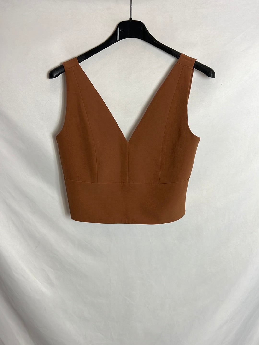 BIMANI. Top marrón T.40