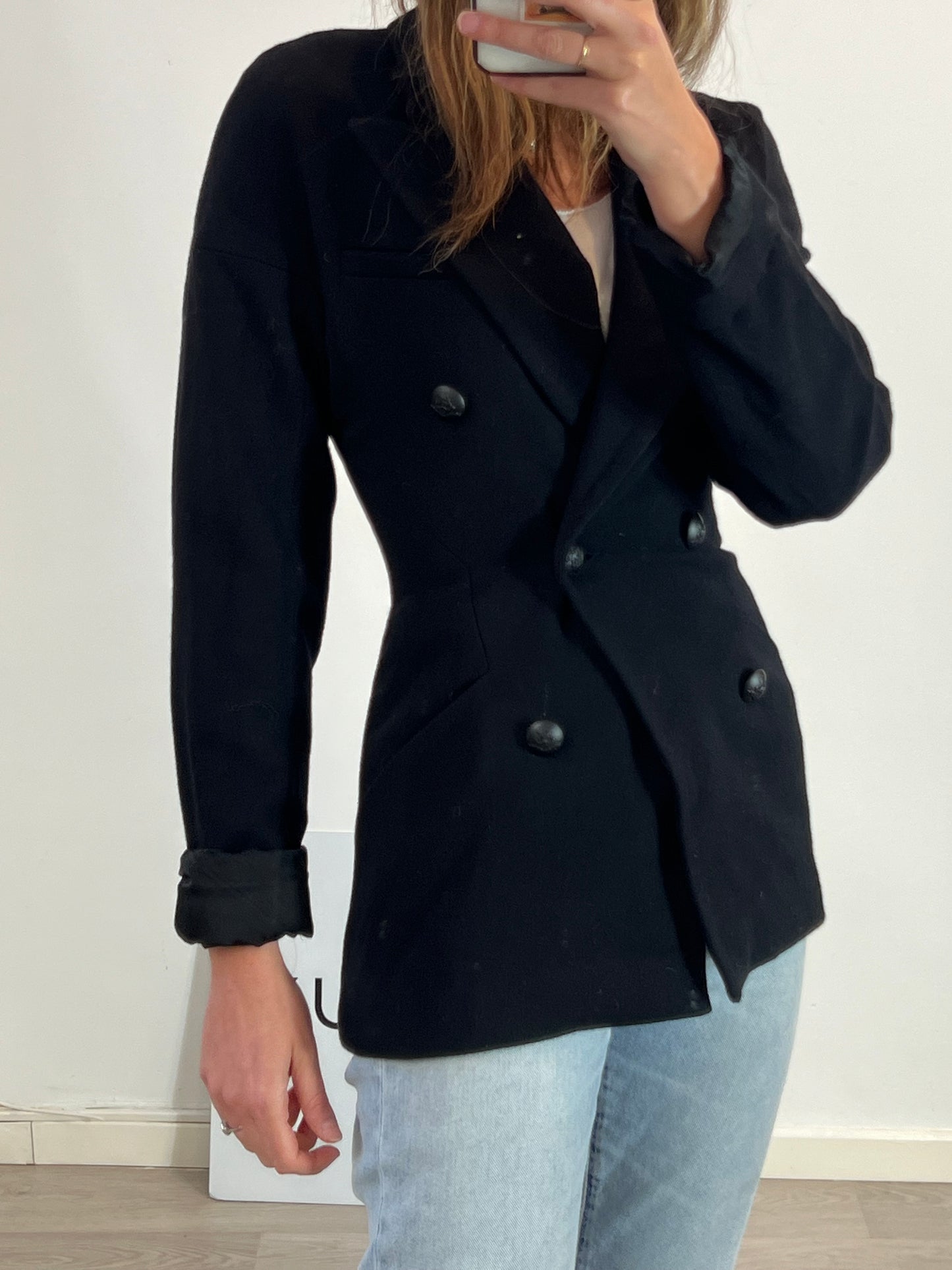 RAEY. Chubby blue jacket size 6 (m)