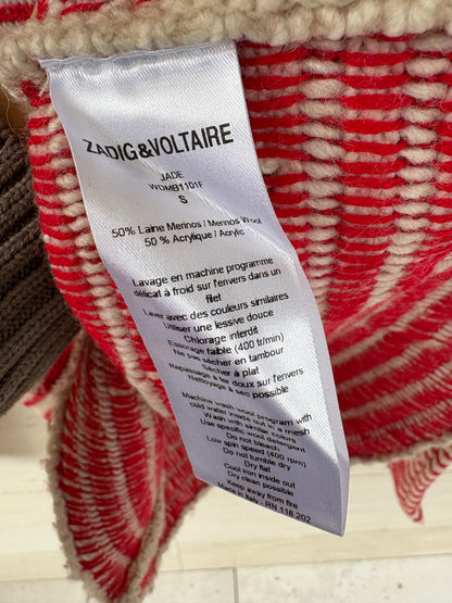 ZADIG & VOLTAIRE. Jersey lana rayas