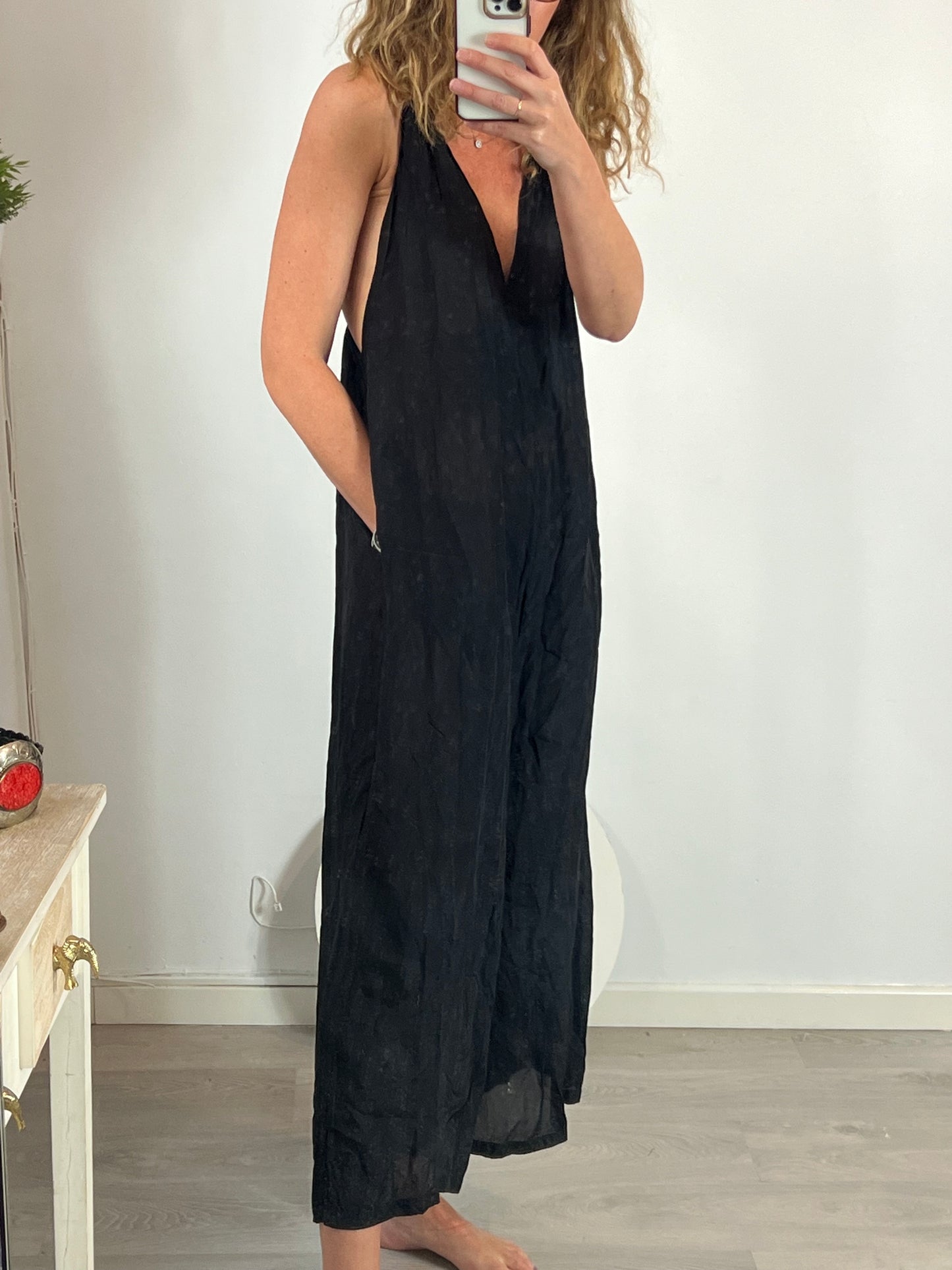 MES DEMOISELLES. Mono midi espalda cruzada. T M