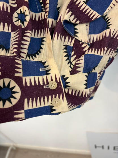 ODILE. Blusa estampada cruzada