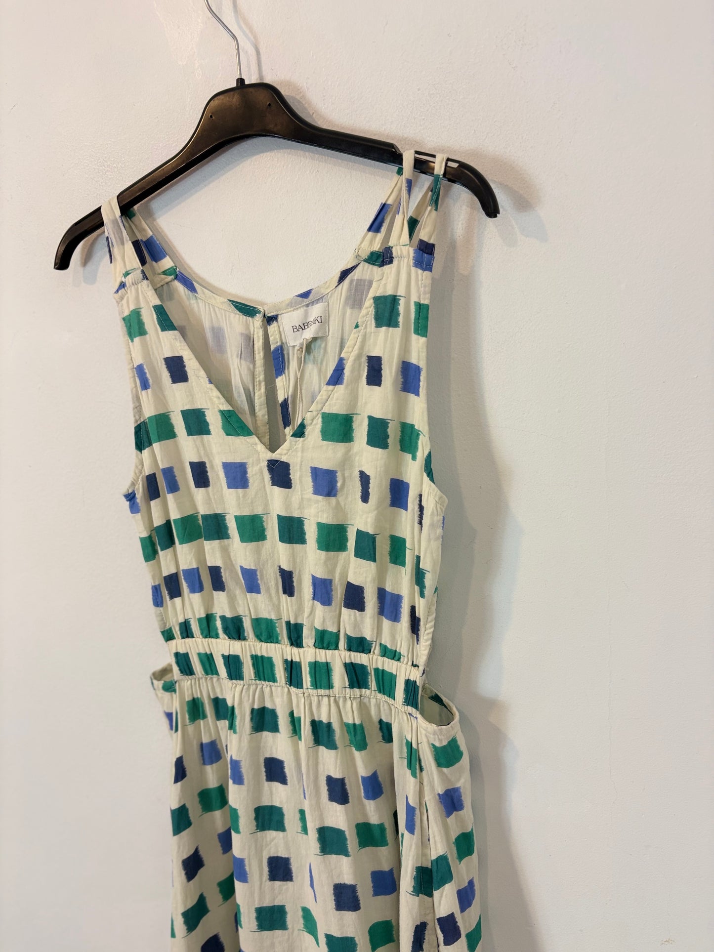 BABBAKI. Vestido midi estampado aberturas