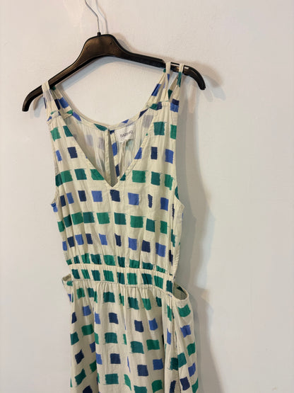 BABBAKI. Vestido midi estampado aberturas