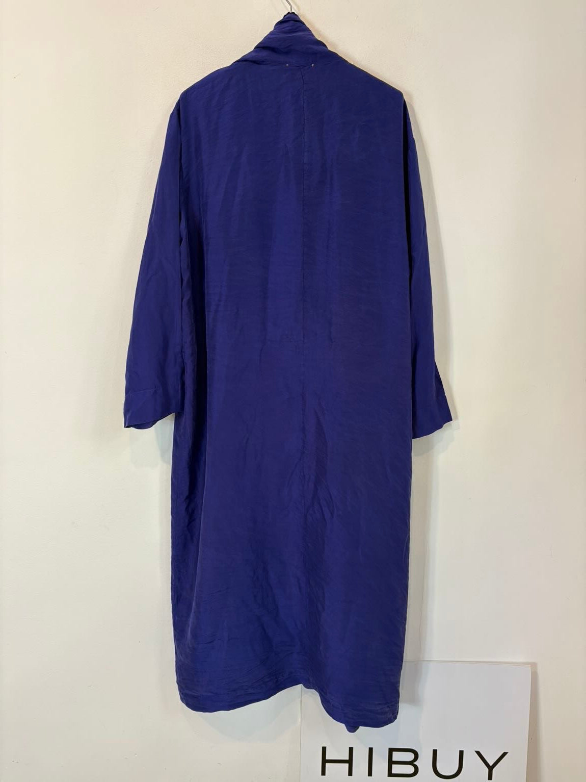 FORTE FORTE. Kimono largo seda morado