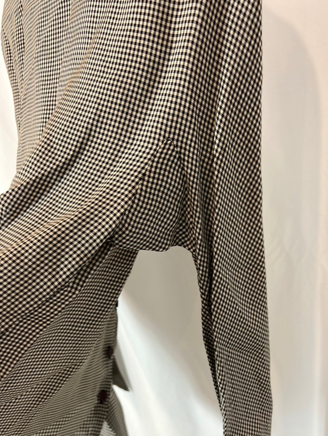 CORTANA. Blusa cuadros mini viscosa. T 36