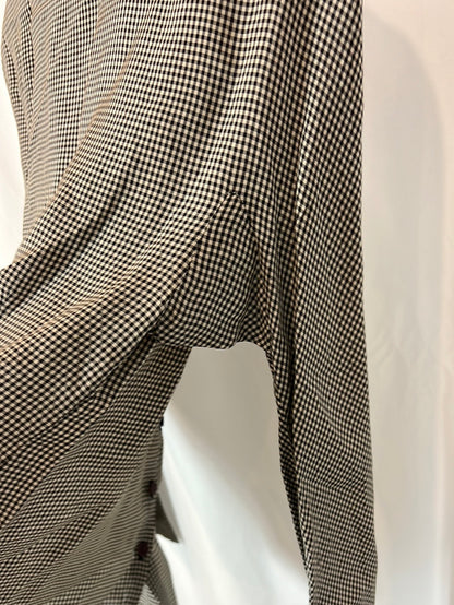 CORTANA. Blusa cuadros mini viscosa. T 36