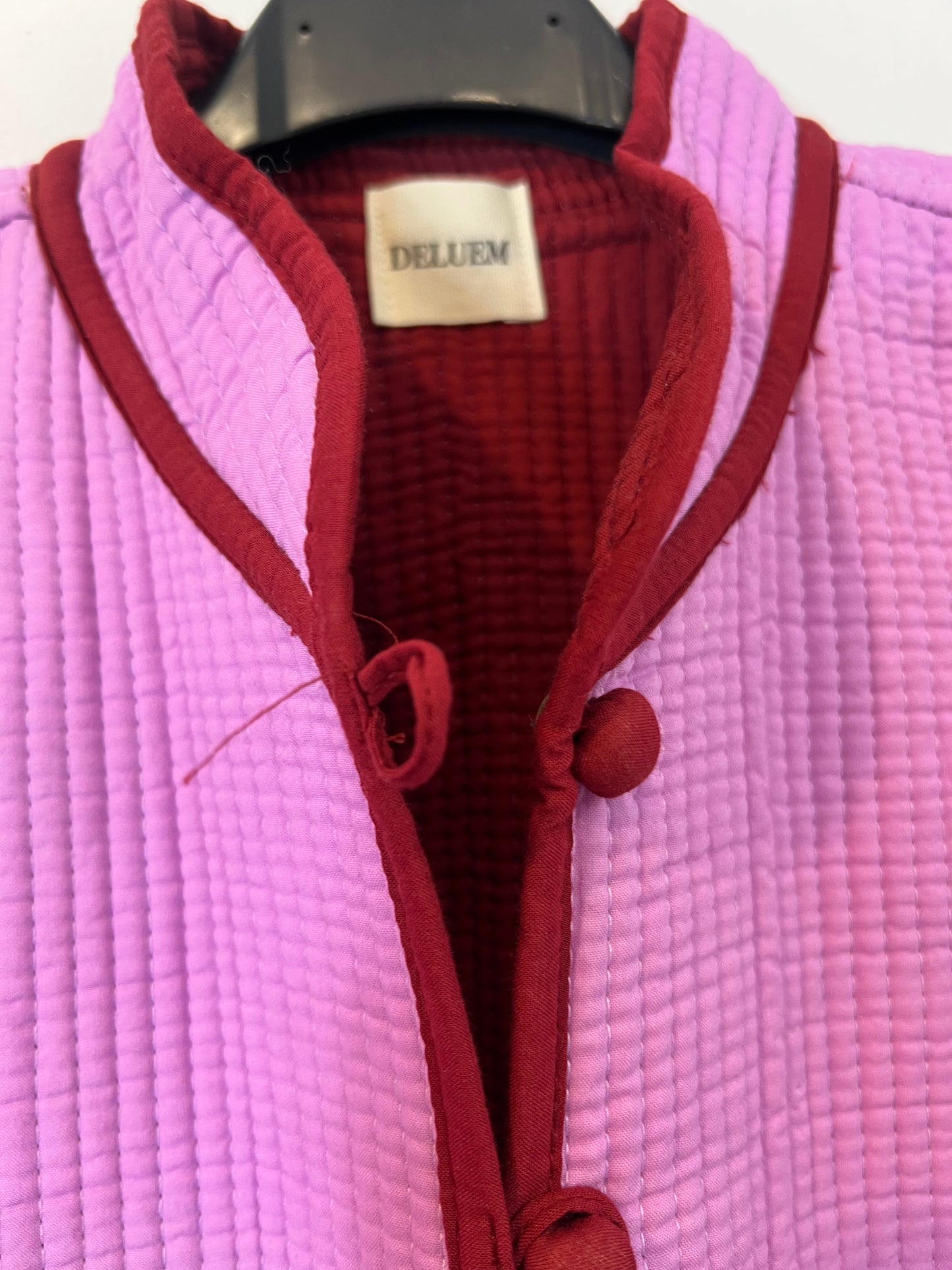 DELUEM. Two-tone cotton jacket TM