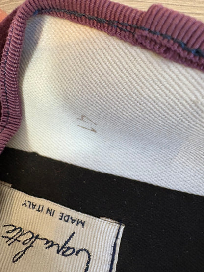 CAPULETTE. Venecianas terciopelo berenjena. T 41