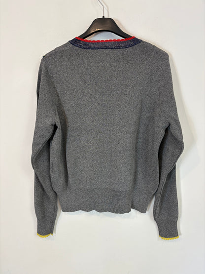 BIMBA Y LOLA. Mottled viscose sweater with thread detail. TS
