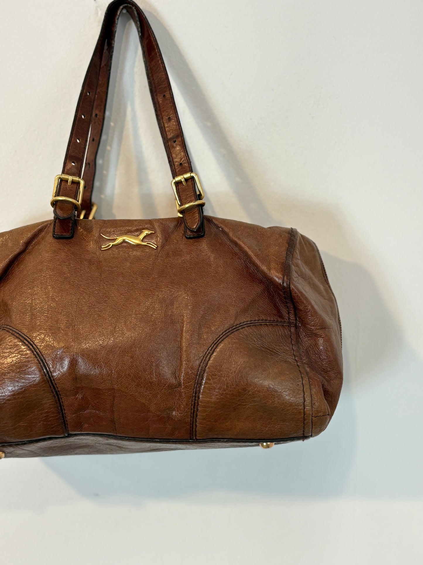 BIMBA Y LOLA. Bolso piel doble asa