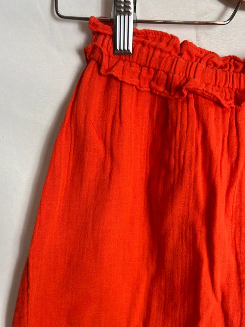 PIMKIE. Pantalón corto rojo textura. TS
