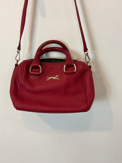 BIMBA Y LOLA. Bolso  piel doble asa rojo