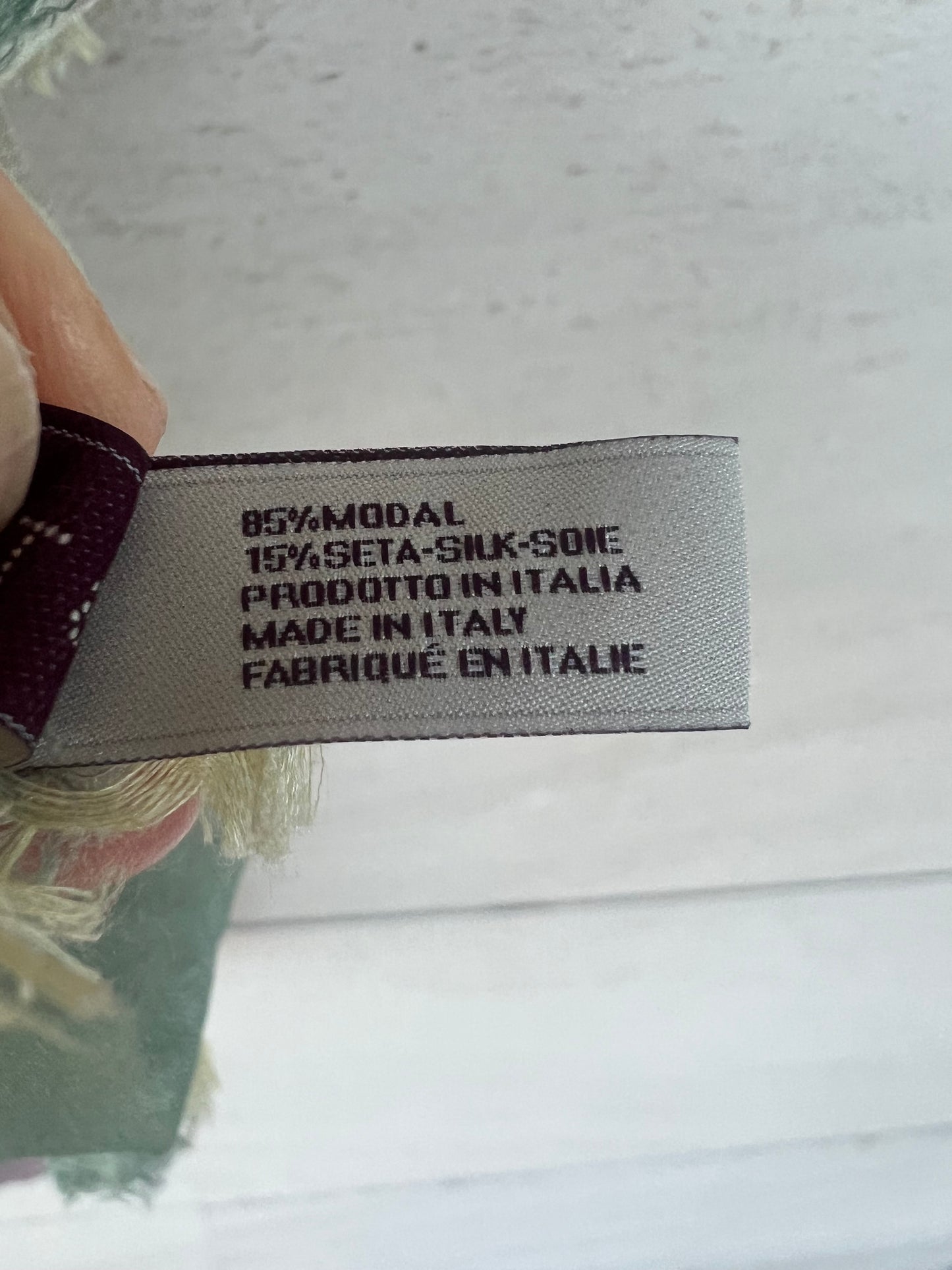 STELLA MCCARTNEY. Pañuelo estampado con seda