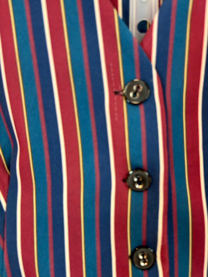 Conjunto de rayas chaleco y pantalón